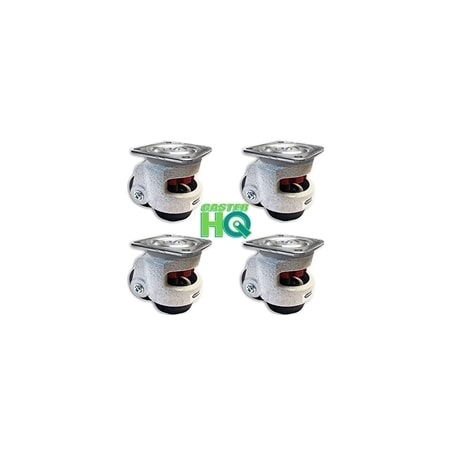 Casterhq TP-60F, 2" Wheel, Retractable Leveling Machine Casters, 2,  TP9360-01-NYL-IPC